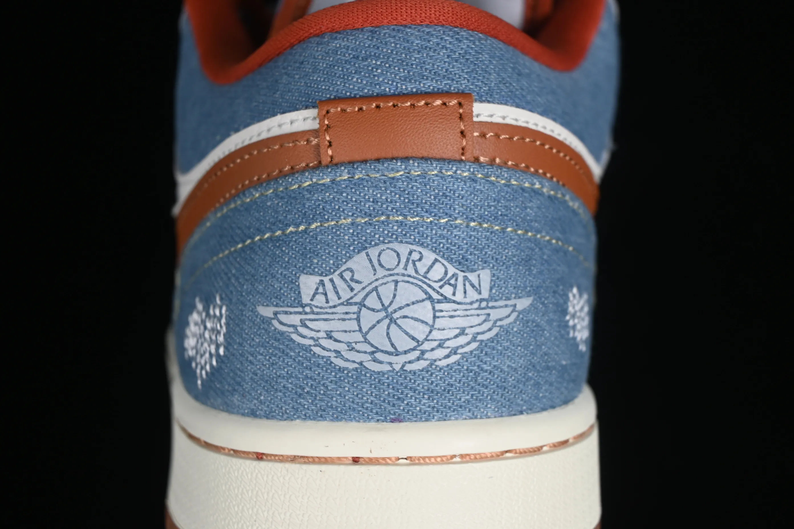 All categories Air Jordan Jordan series basketball shoes Air Jordan 1 Low G version pure original Air Jordan 1 Low "Multi-Color" AJ1 Joe 1 blue denim low-top cultural casual sneakers FZ5045-091
